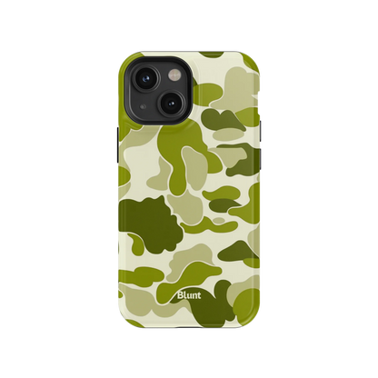 Lime Camo iPhone Case