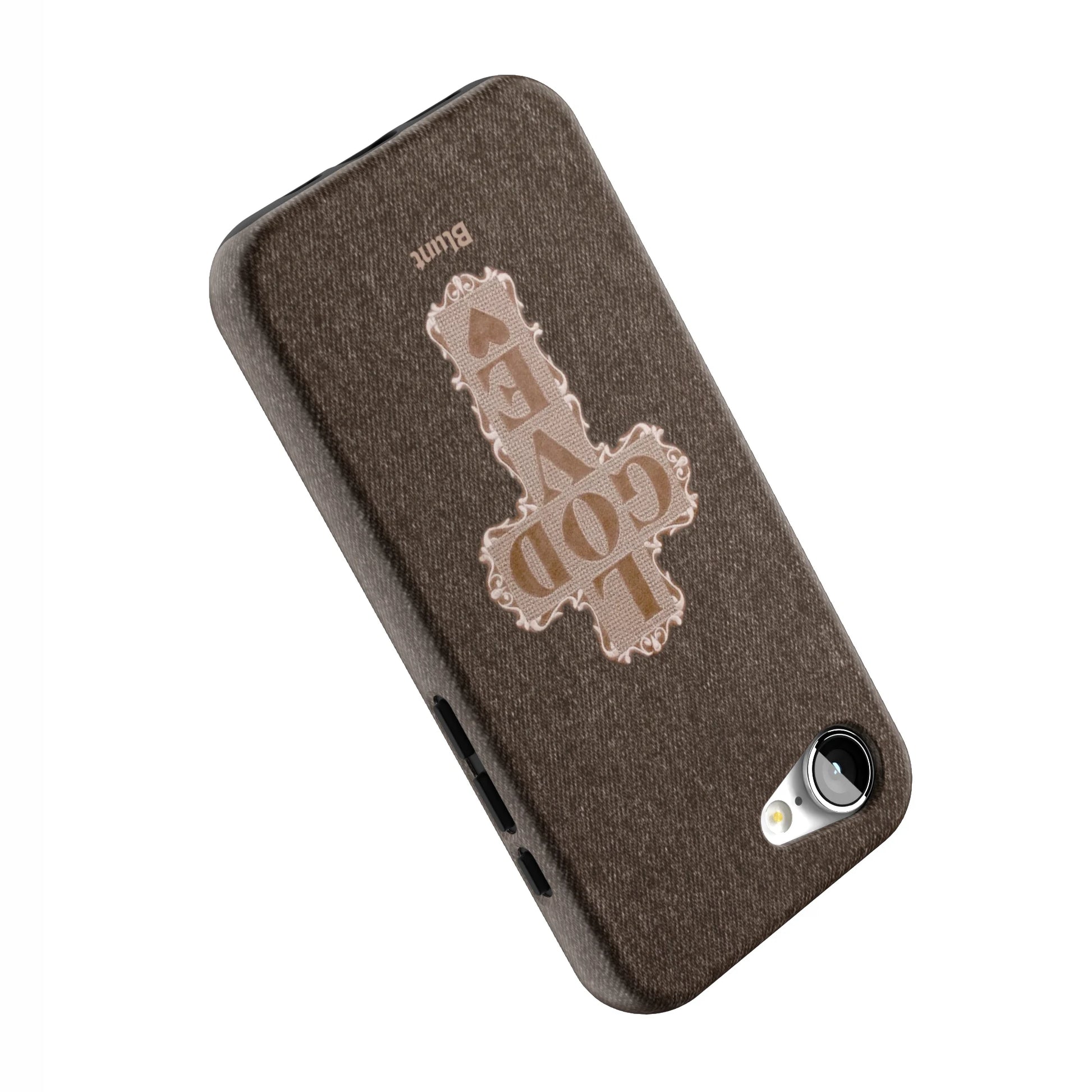 Love-God-Brown-Cross-iphone-case-iPhone 17 E-4