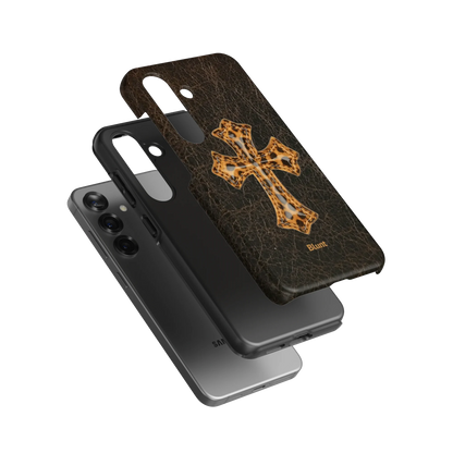 Golden Celine Samsung Case