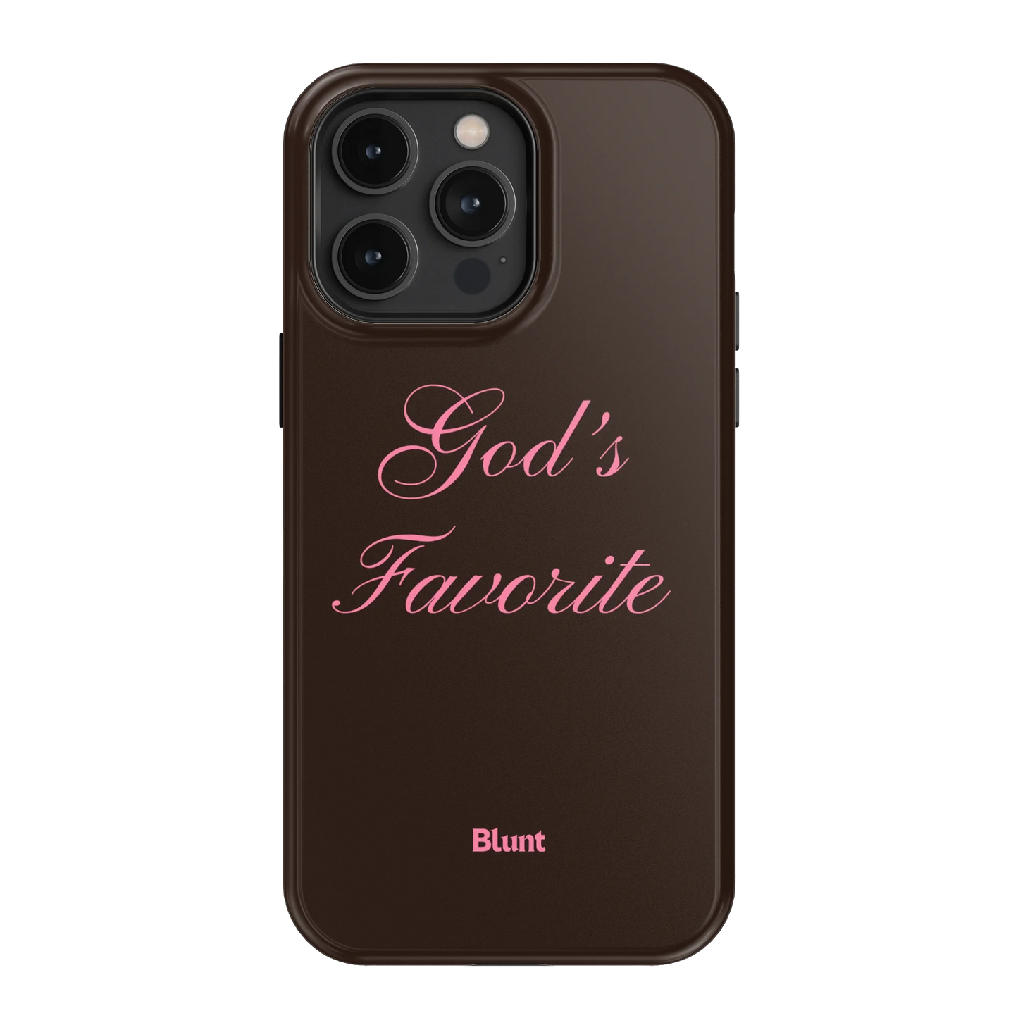 Gods Favorite Brown iPhone Case