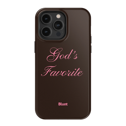 Gods Favorite Brown iPhone Case