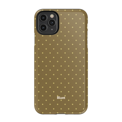 Olive Dot iPhone Case
