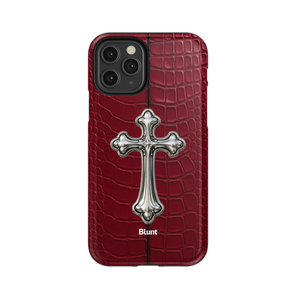 Crimson Crux iPhone Case