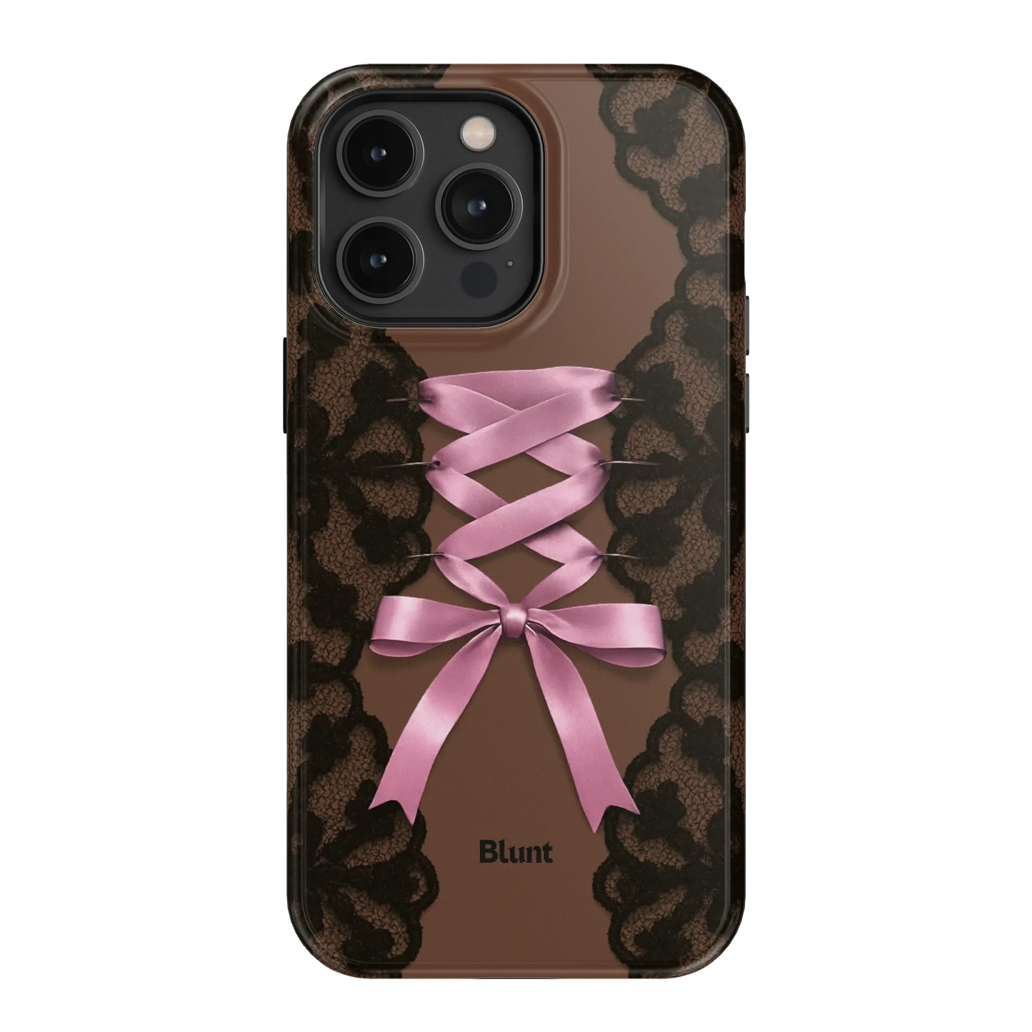 Brown Corset iPhone Case