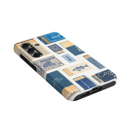 Teal flame Samsung Case