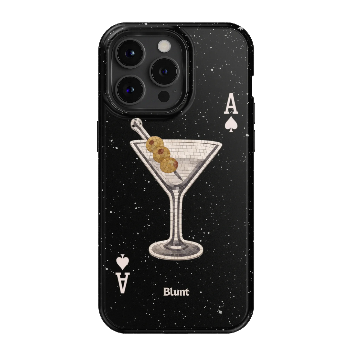 Black Dirty Martini iPhone Case