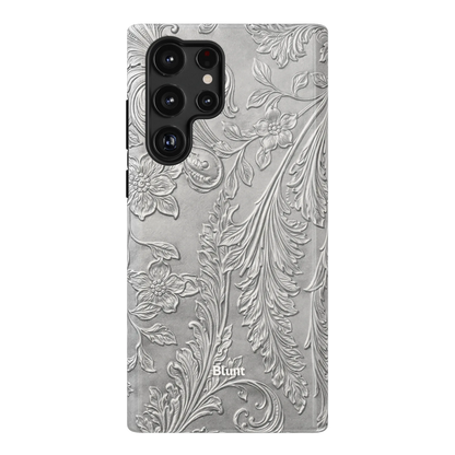 Tooled Silver Samsung Case