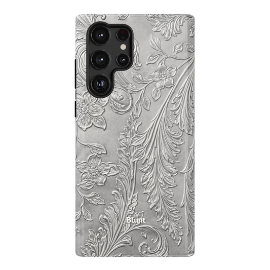 Tooled Silver Samsung Case