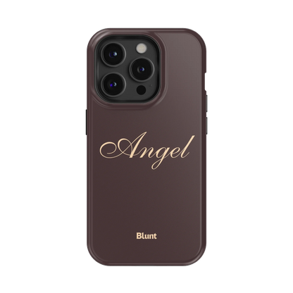 Brown Angel iPhone Case