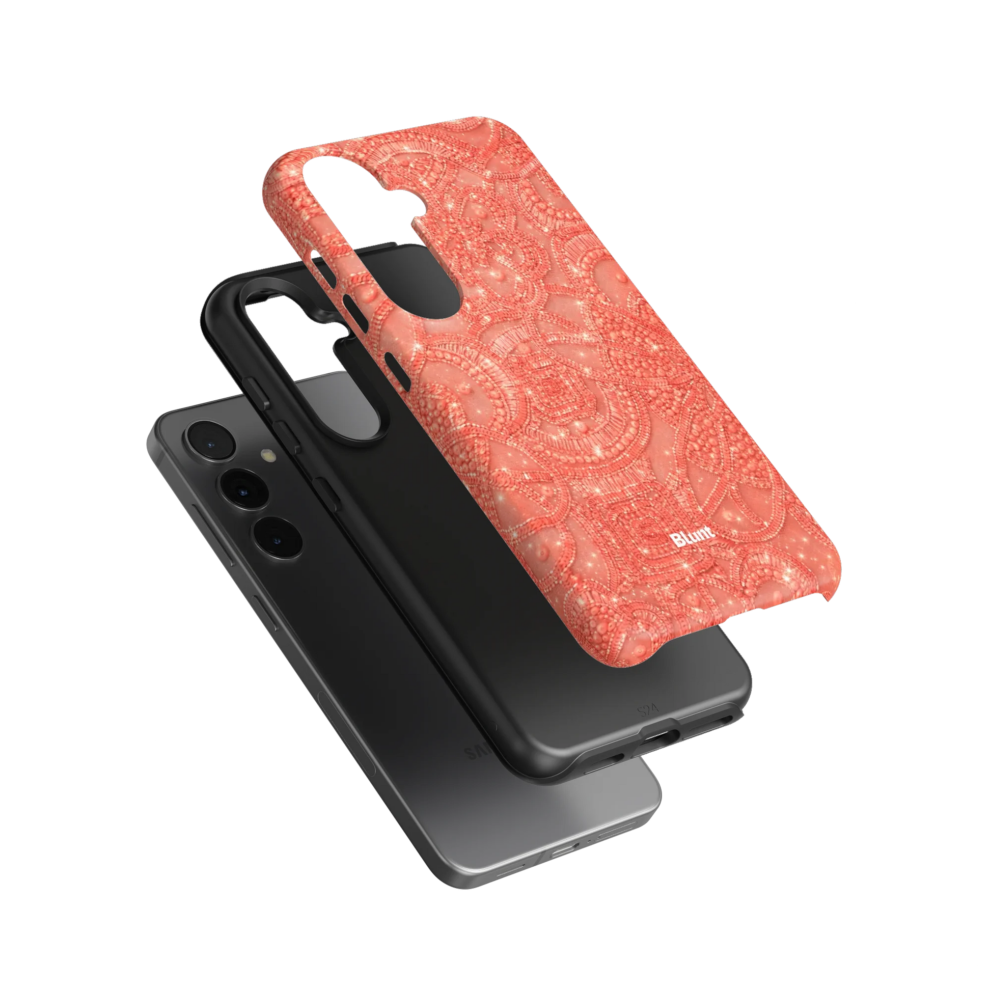 Coral-Glam-samsung-case-Galaxy S24-3