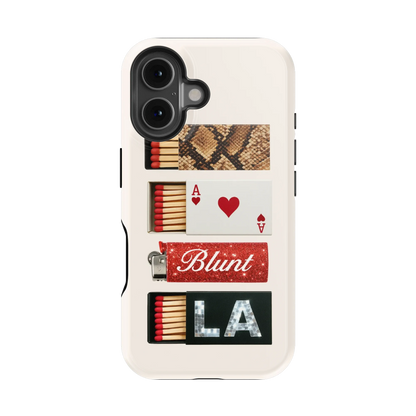 Cream Match iPhone Case
