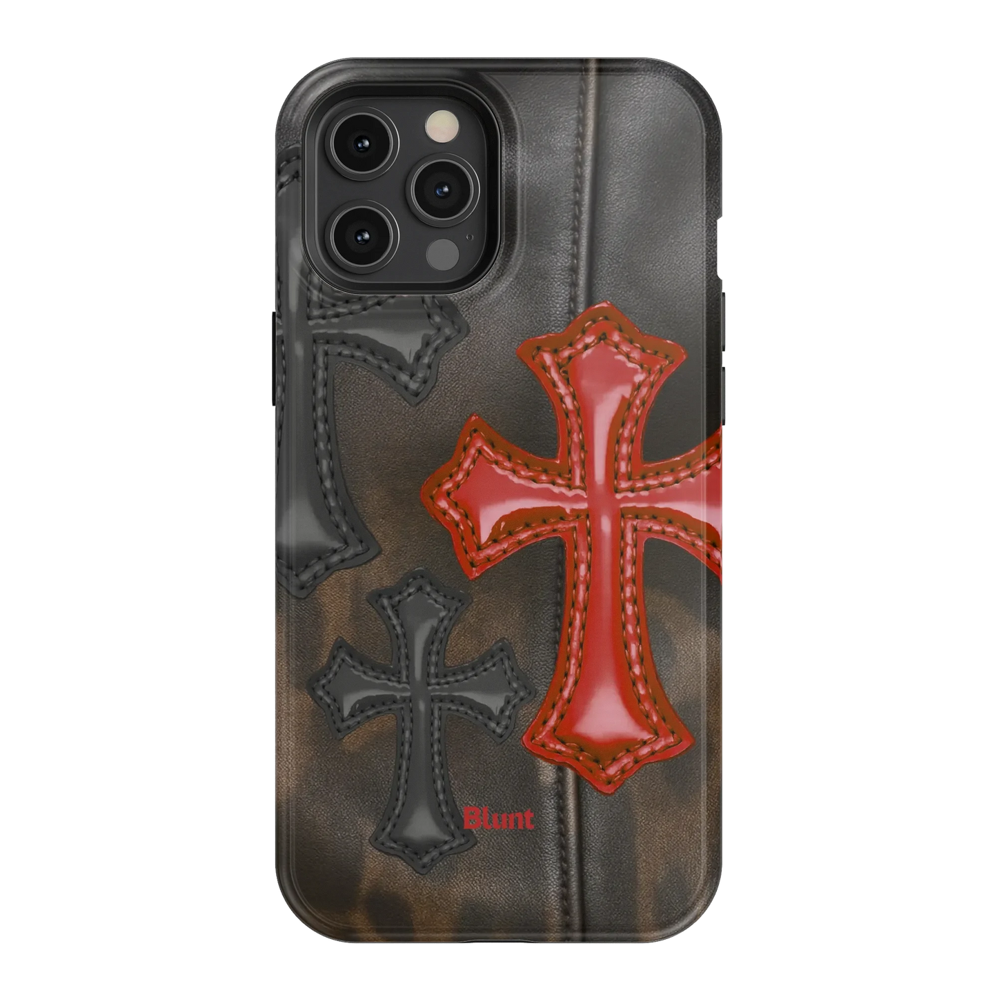 Leather Crosses iPhone Case