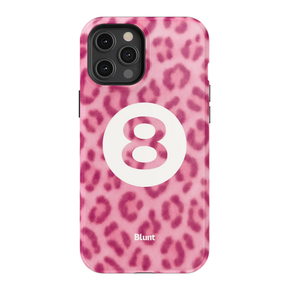 Pink Cheetah Magic 8 iPhone Case