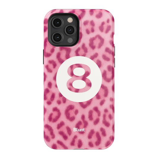 Pink Cheetah Magic 8 iPhone Case