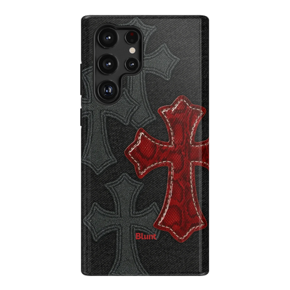 Crimson Cross Samsung Case