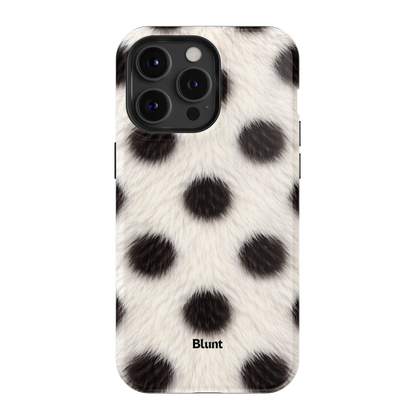 Polka Fuzz iPhone Case