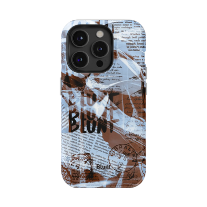 Blue Love Letter iPhone Case