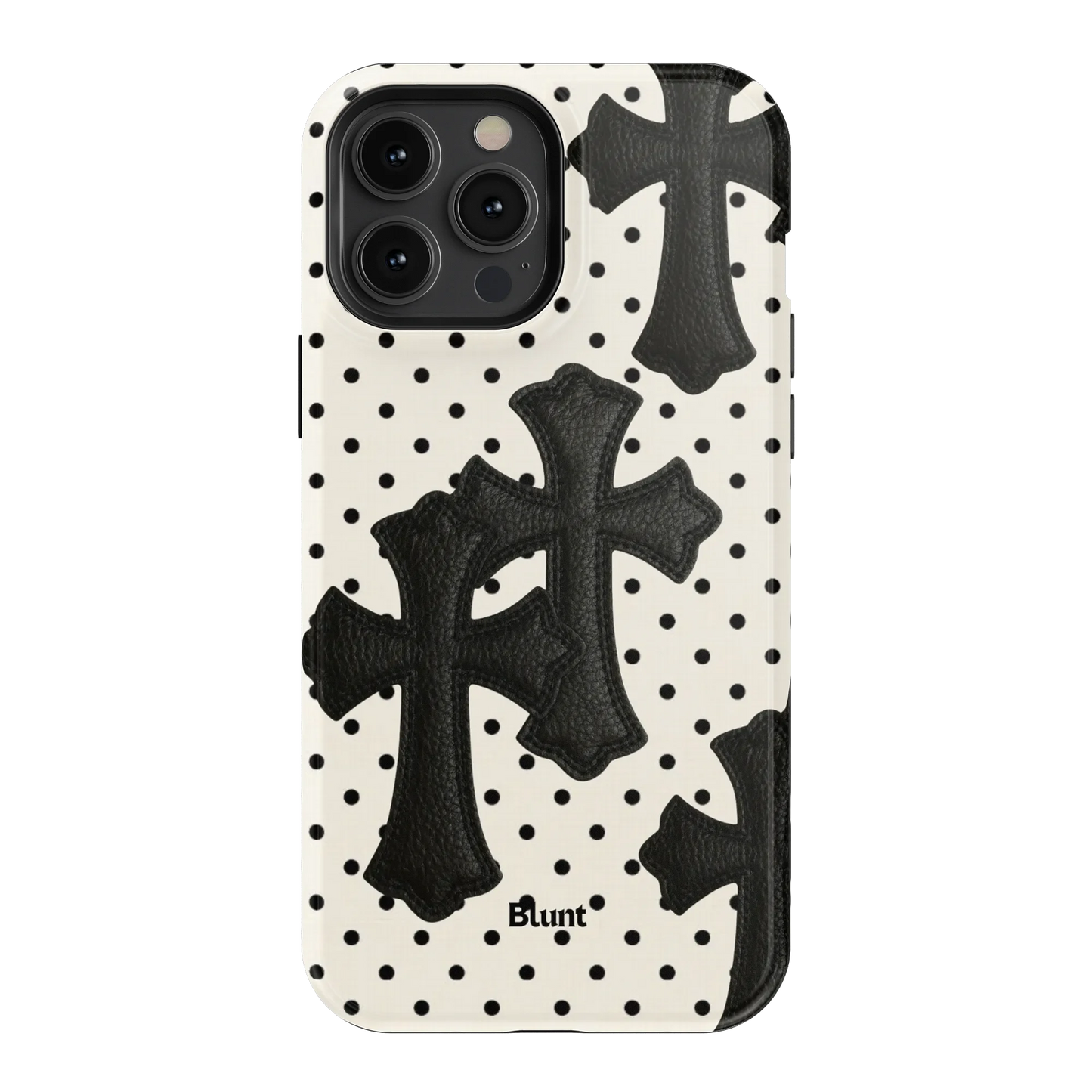 Noir Crosses iPhone Case