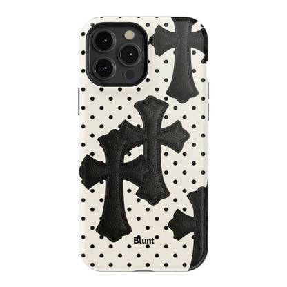 Noir Crosses iPhone Case