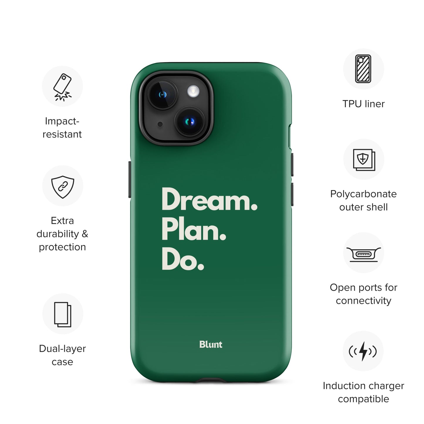 Dream Plan Do iPhone Case - blunt cases