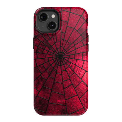 Crimson Web iPhone Case