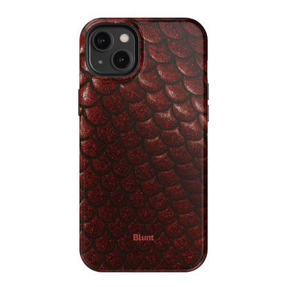 Crimson Depth iPhone Case