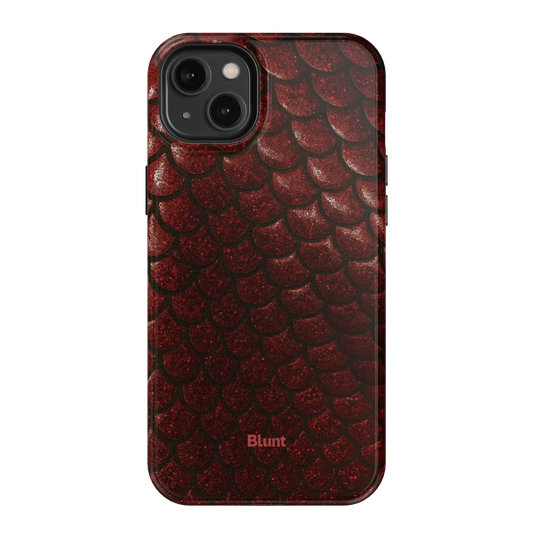 Crimson Depth iPhone Case