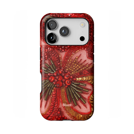 Crimson iPhone Case