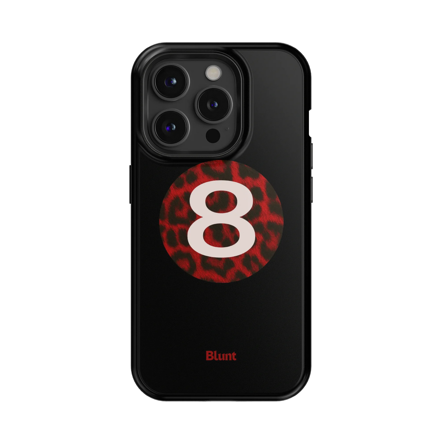 Red Cheetah Magic 8 iPhone Case