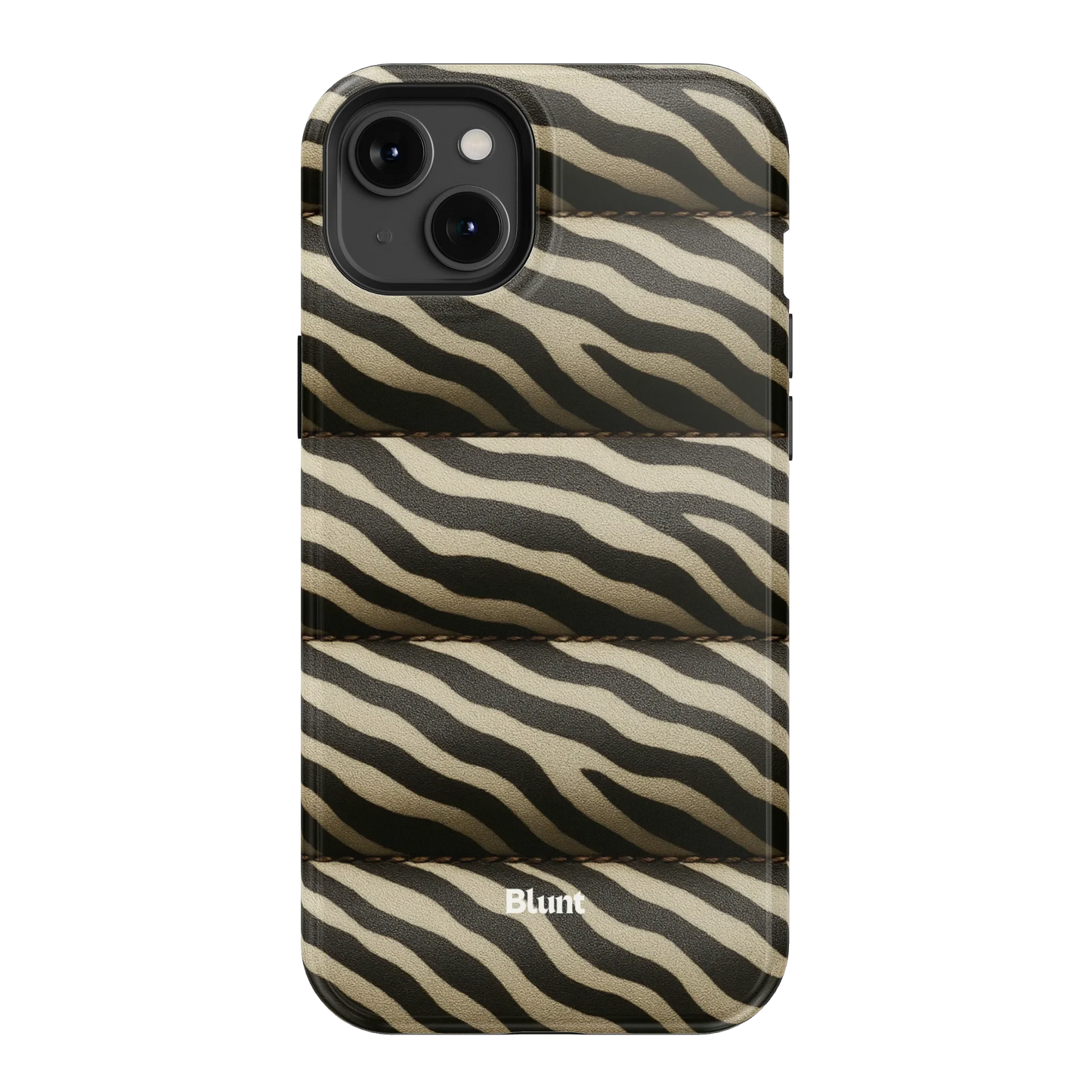 Zebra Puffer iPhone Case