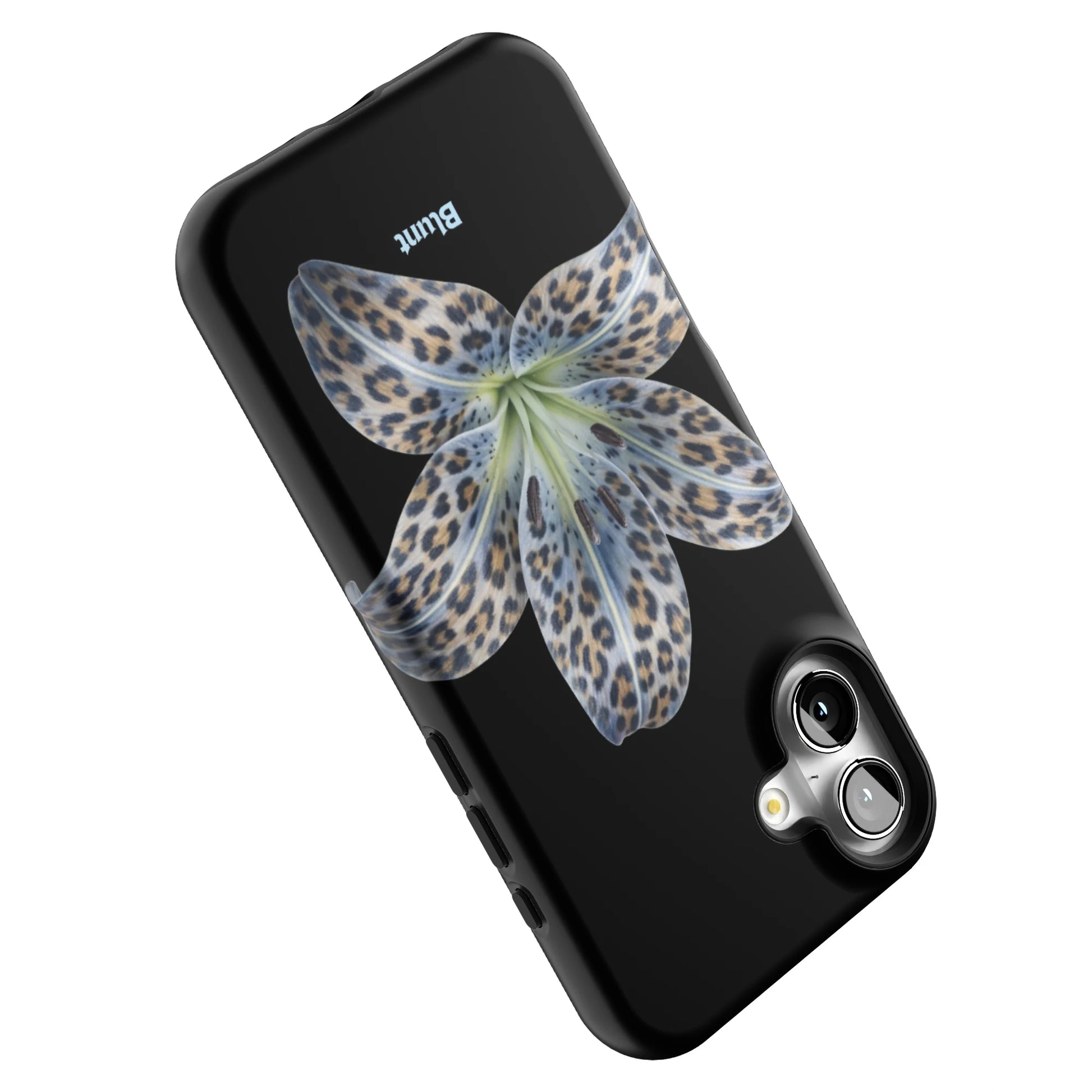 Blue-Leopard-Bloom-iphone-case-iPhone 16 Plus-4