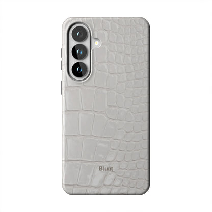 White Plush Samsung Case