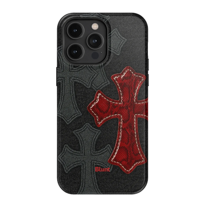 Crimson Cross iPhone Case