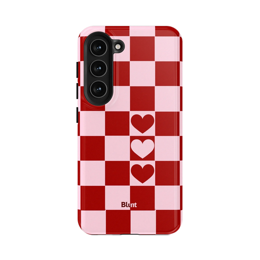 Checker Love Samsung Case