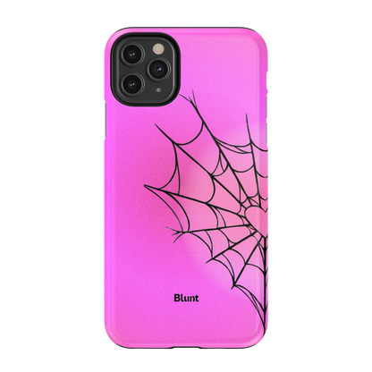 Pink Web iPhone Case
