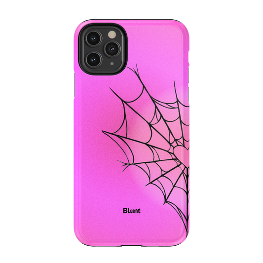 Pink Web iPhone Case