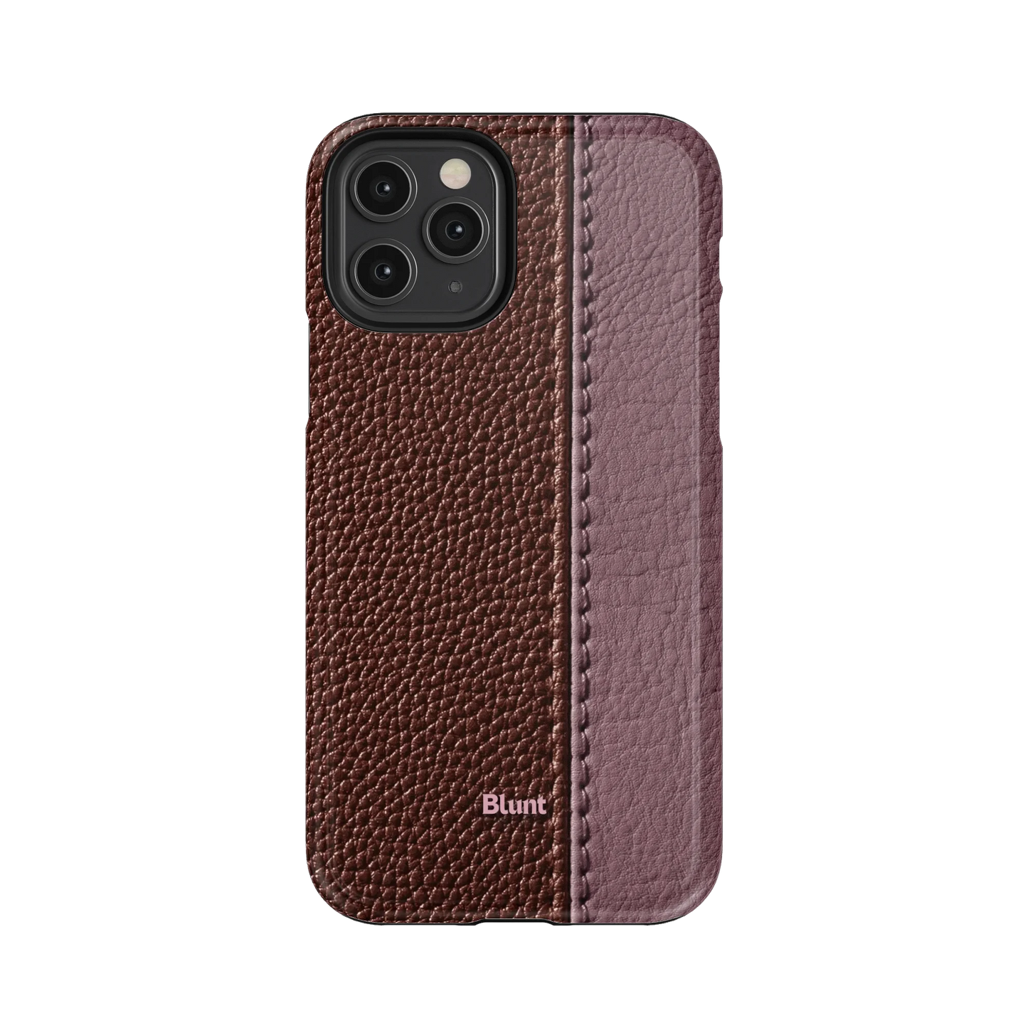 Maroon Grain iPhone Case