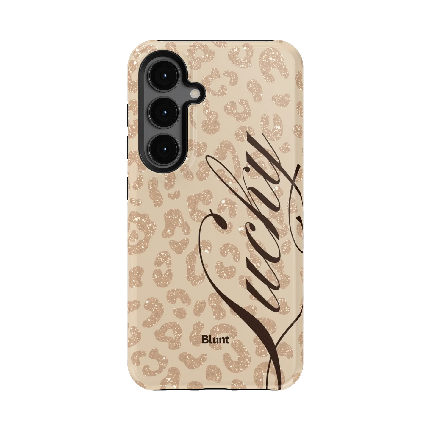 Cream Cheetah Lucky Samsung Case