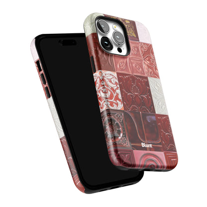 Checkered-Rouge-iphone-case-iPhone 14 Pro Max-5