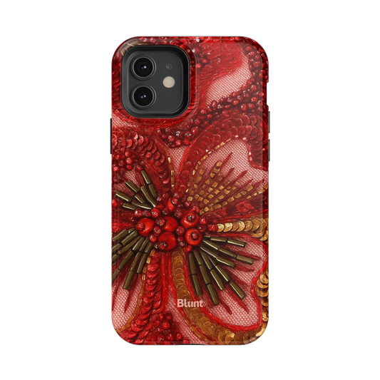 Crimson iPhone Case