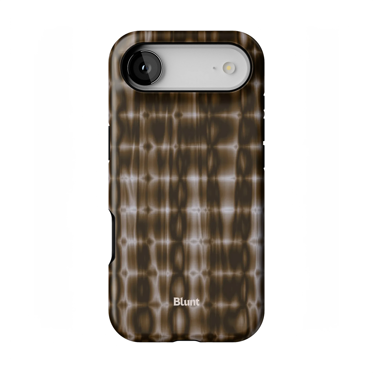 Brown Ripple iPhone Case