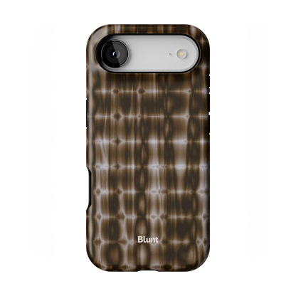 Brown Ripple iPhone Case