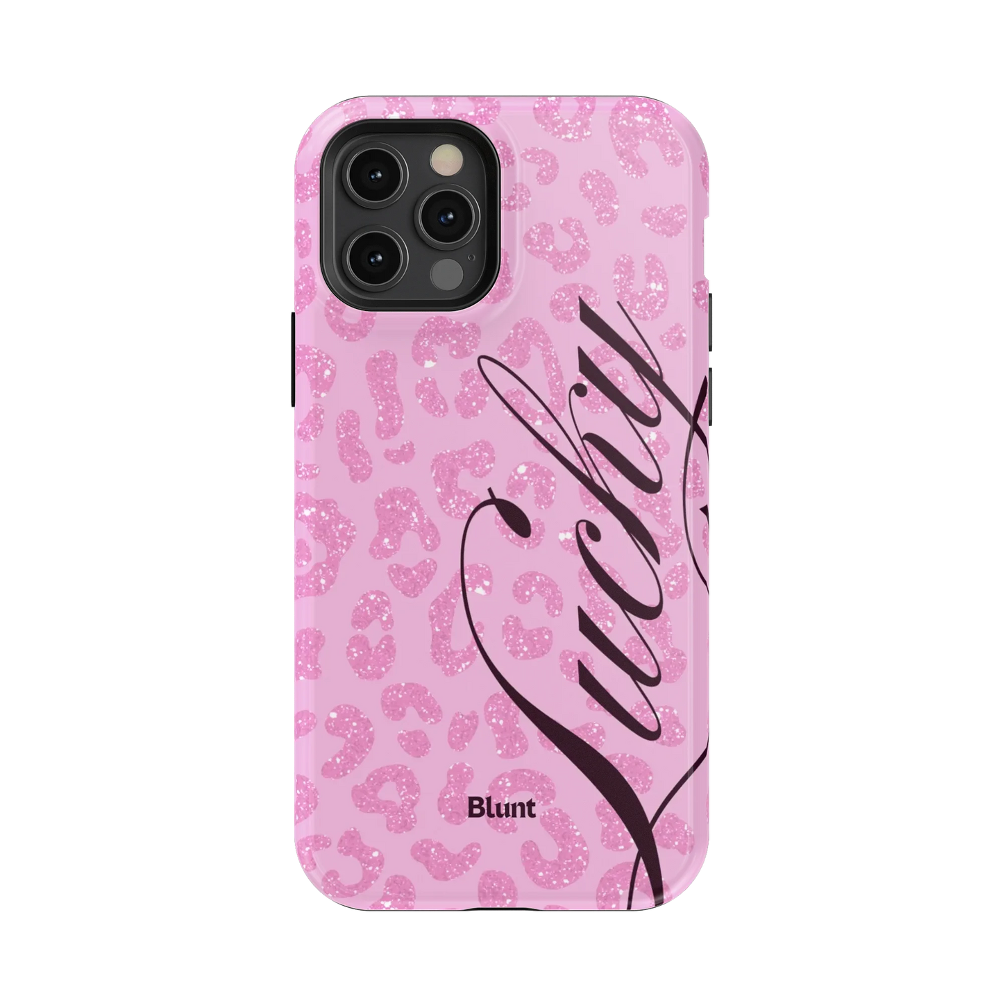Pink Cheetah Lucky iPhone Case