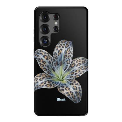 Blue-Leopard-Bloom-samsung-case-Galaxy S25 Ultra-1