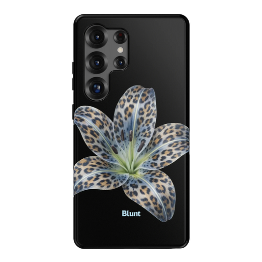 Blue-Leopard-Bloom-samsung-case-Galaxy S25 Ultra-1