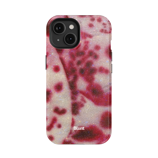 Crimson Veil iPhone Case