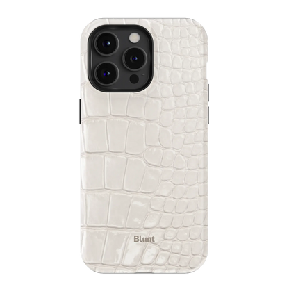 White Plush iPhone Case