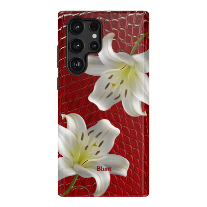 Crimson Lily Samsung Case