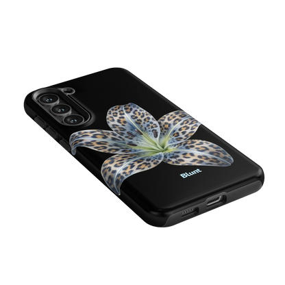 Blue-Leopard-Bloom-samsung-case-Galaxy S23 Plus-2