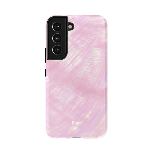 Blush Pearl Samsung Case: a gentle pink sheen with pearlescent textures